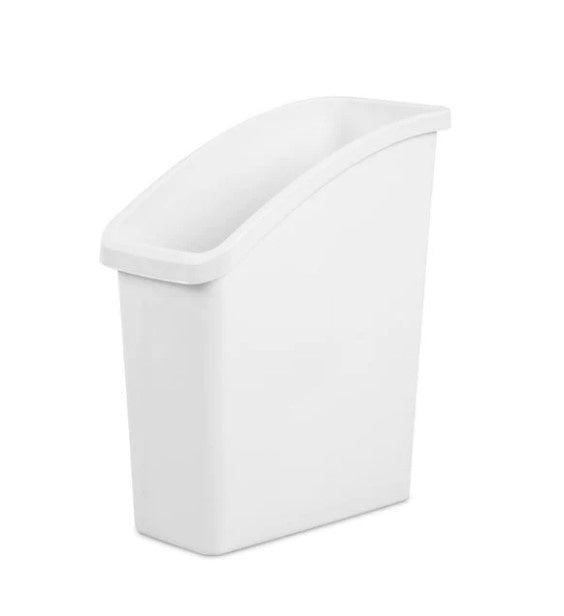 Under Sink Wastebasket White