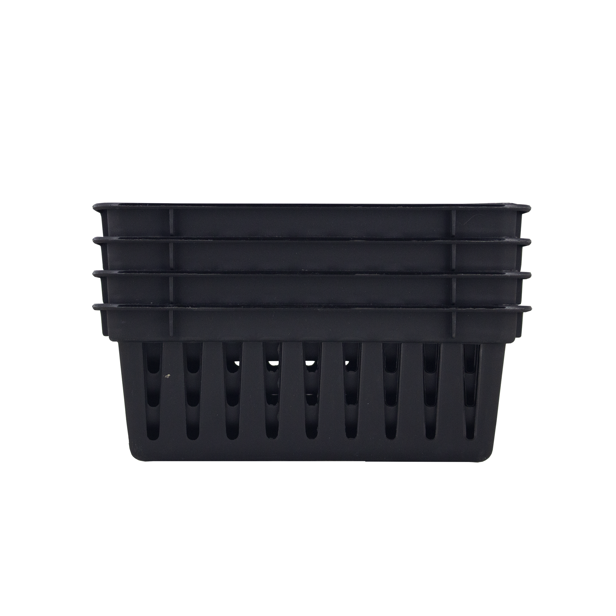 Seymours Small Basket Set of 4 – White, Powder Blue, Black