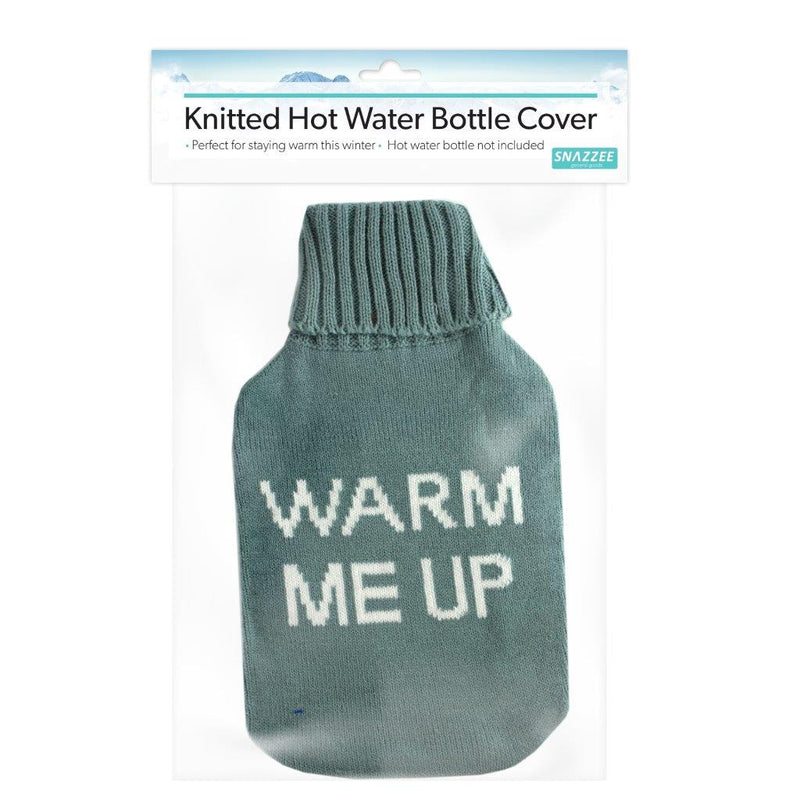 Knitted Hot Water Bottle Cover