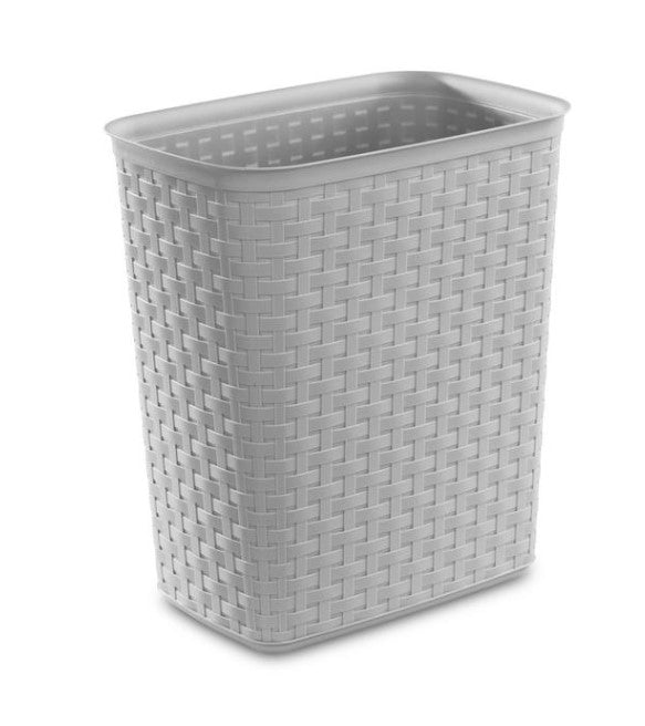 Sterilite Weave Waste Basket 13L – Cement