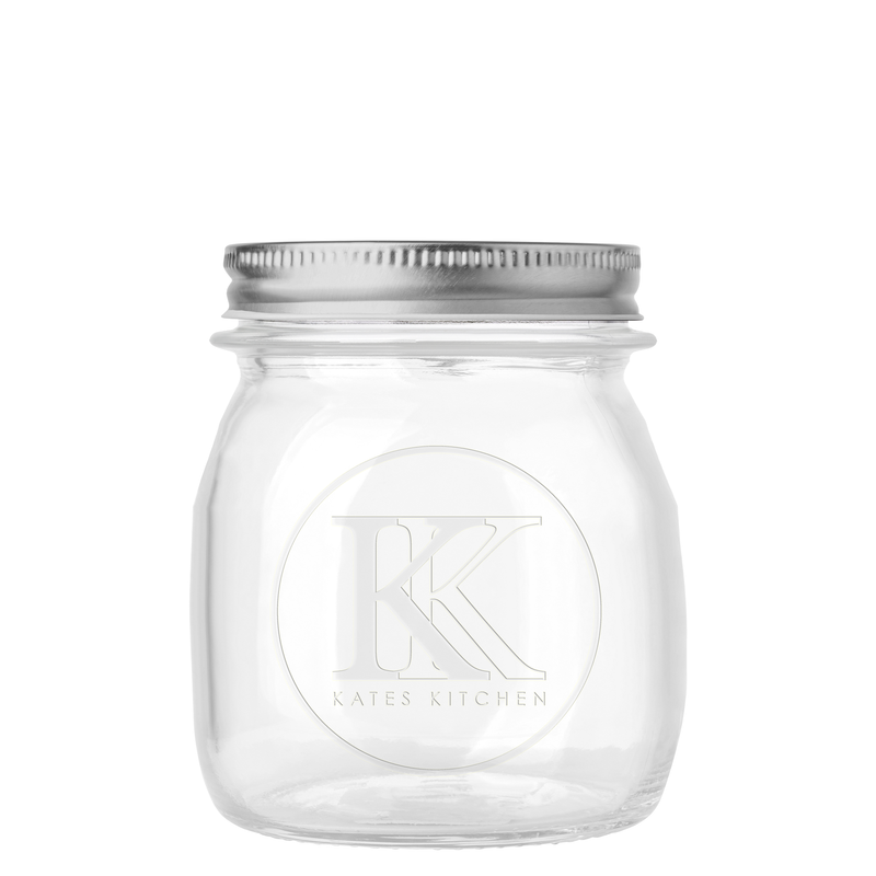 Kates Preserving Jar 250ml, With 2 Piece Lid