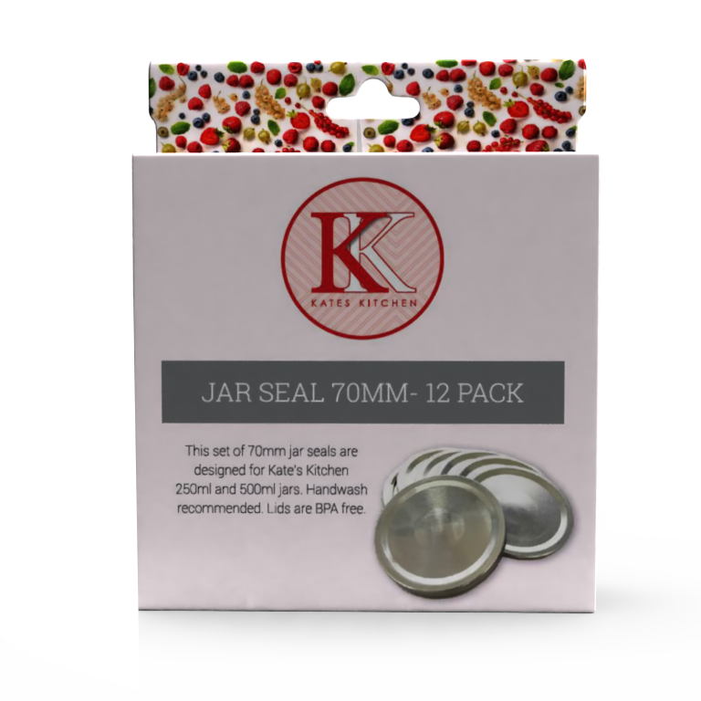 Kates Jar Seal 12 Pack 70mm