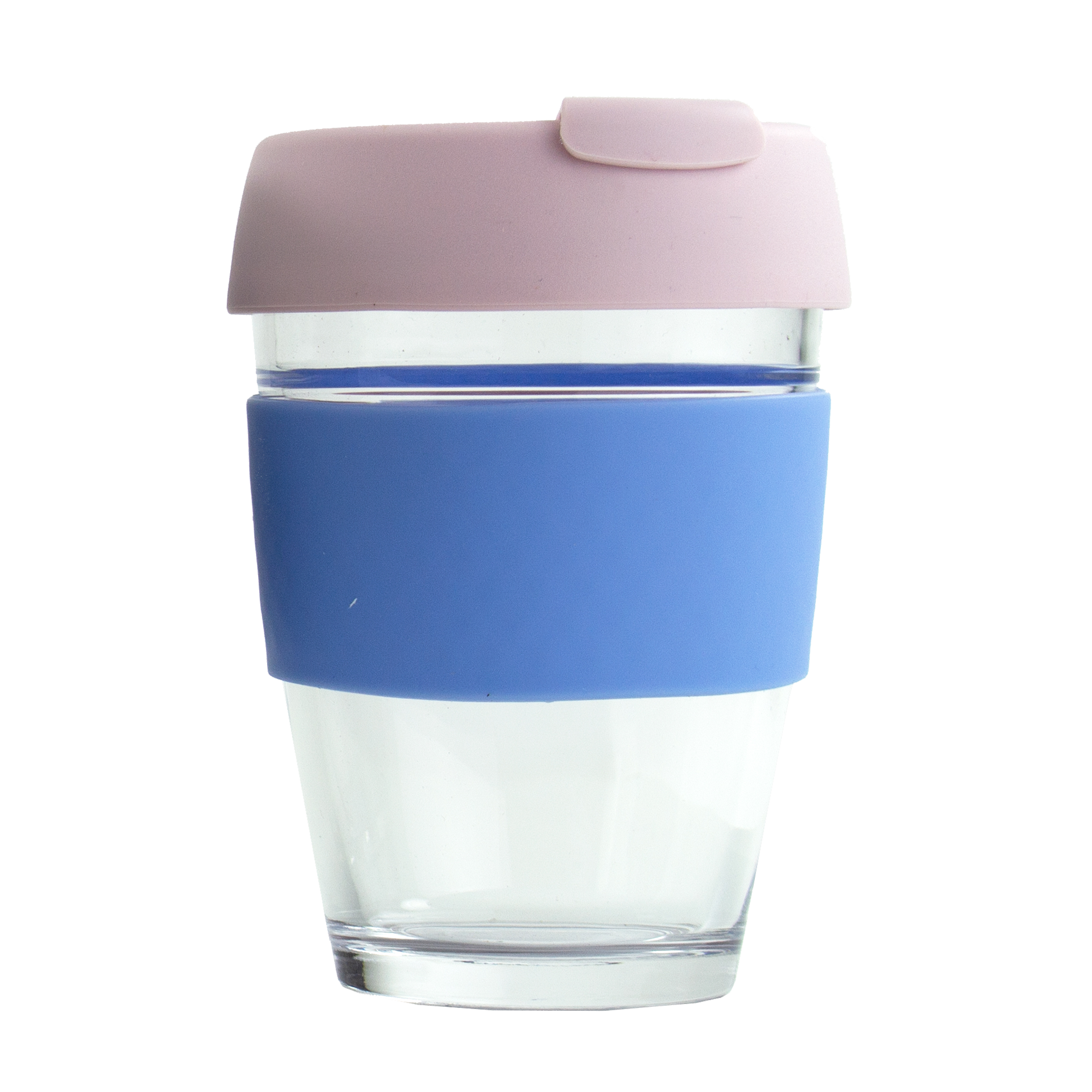 Glass Barista Buddy Cup 2Pc Lid 340ml