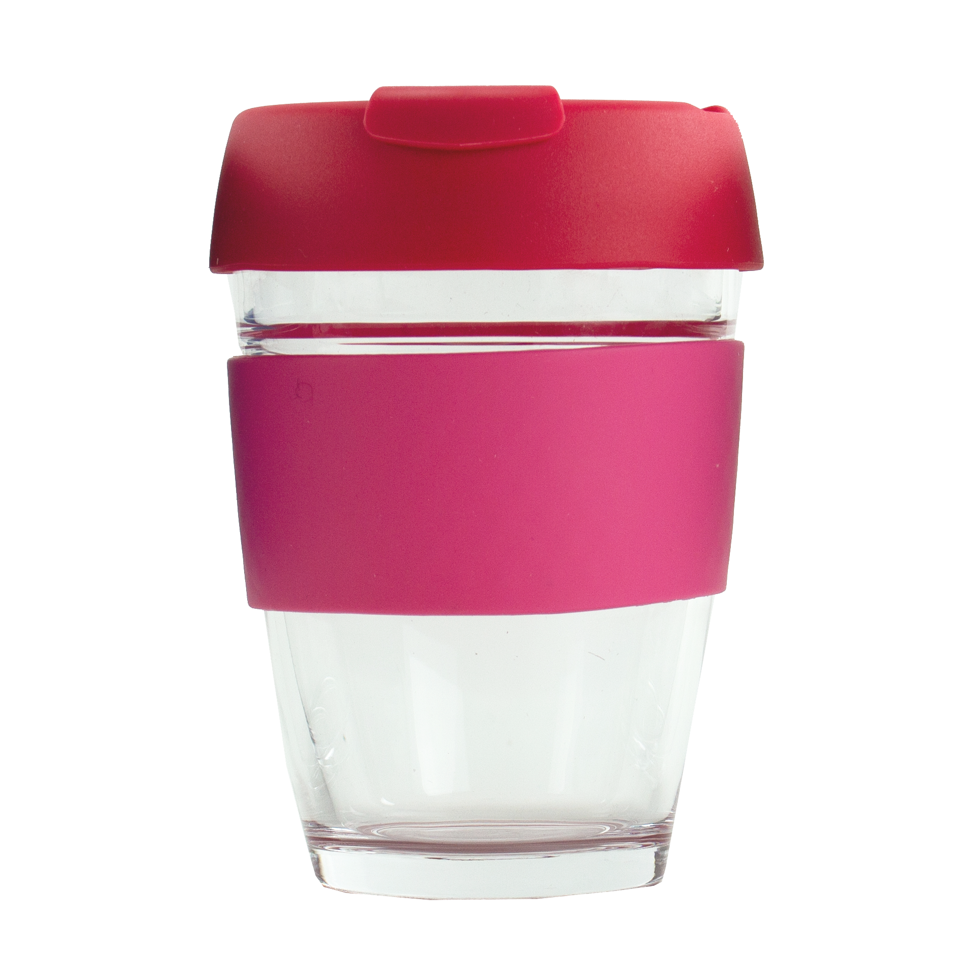 Glass Barista Buddy Cup 2Pc Lid 340ml