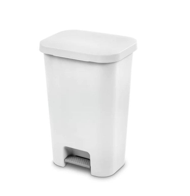 Sterilite Step-On Wastebasket 45L