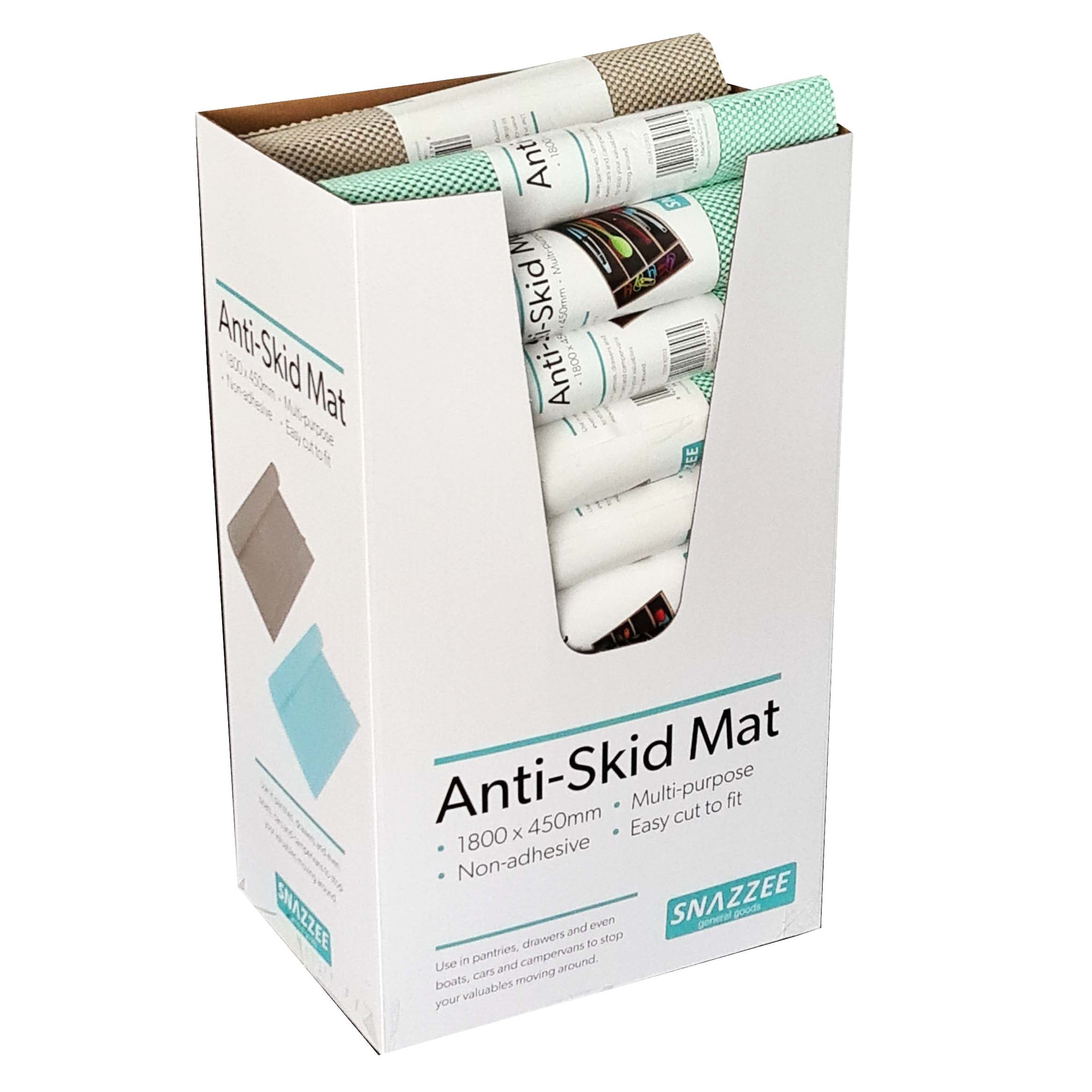 Snazzee Grip Mat Taupe/Teal 450x1800mm