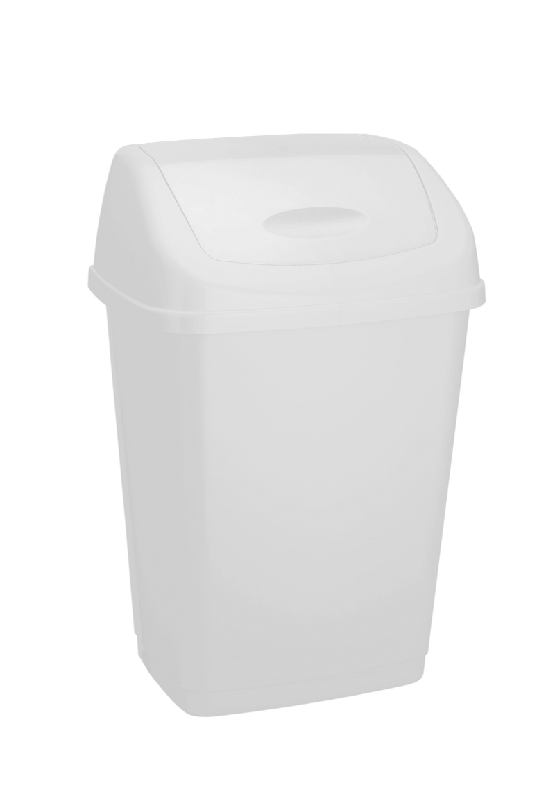 8l Rectangular Bin With Swing Lid