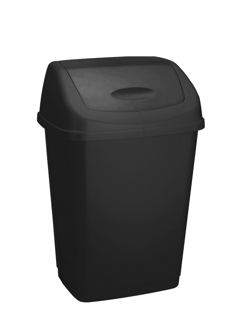 8l Rectangular Bin With Swing Lid