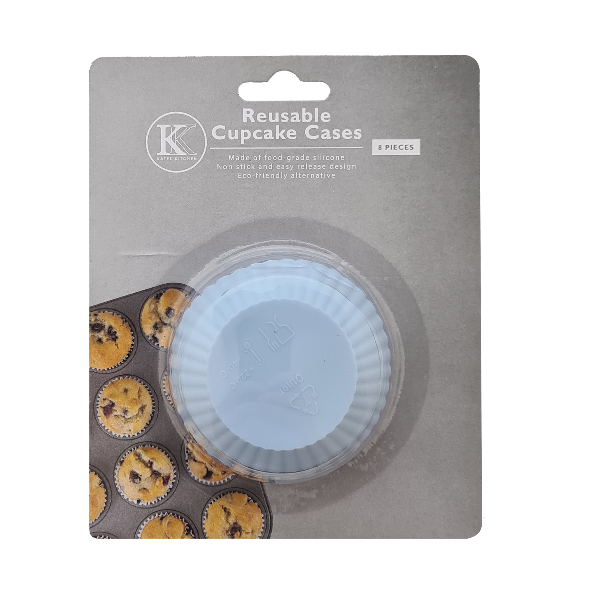 Silicone Cupcake Case 8pk