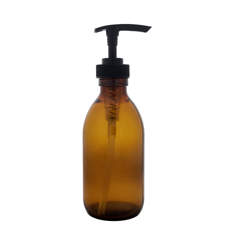 Amber Glass Soap Bottle 300ml