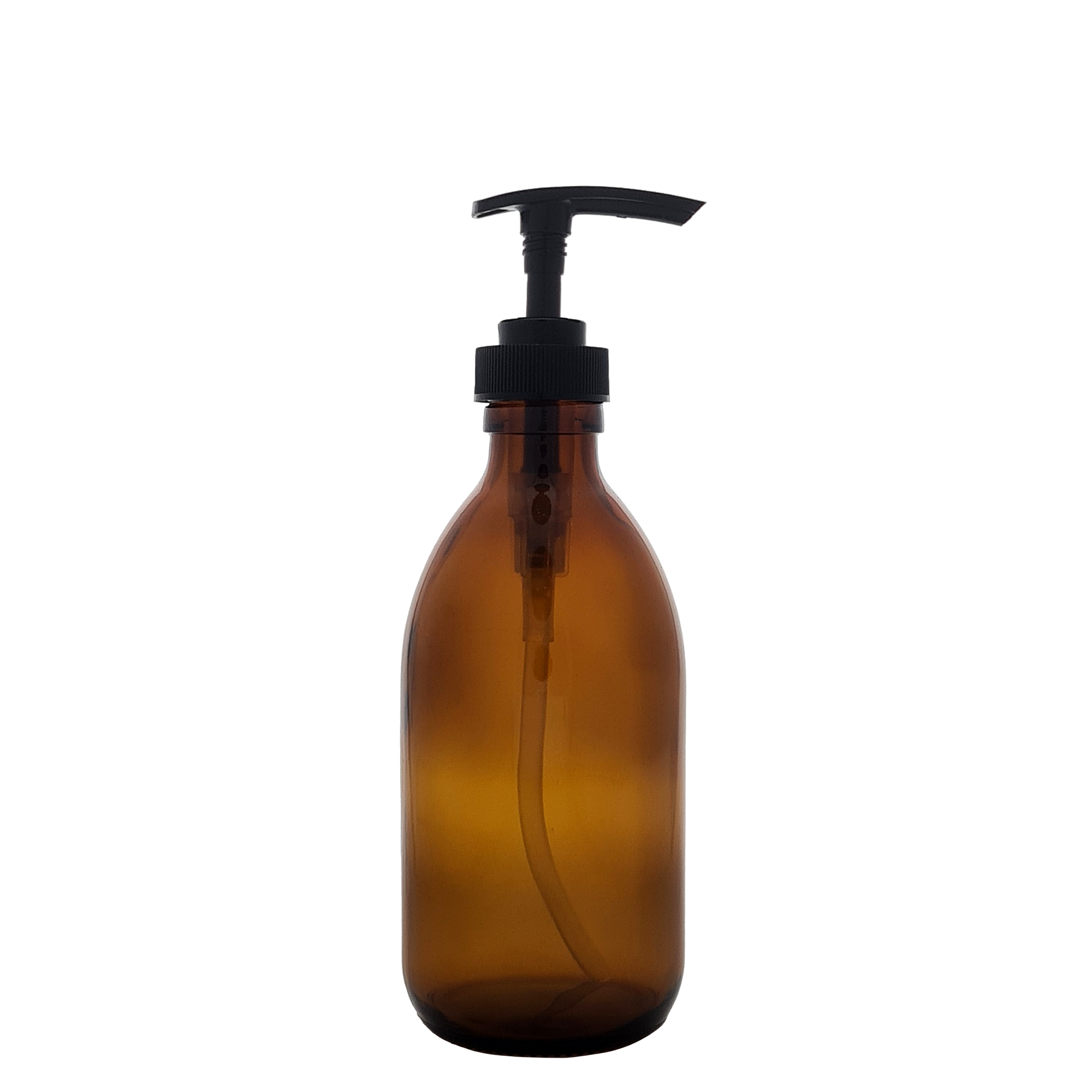 Kates Amber Glass Soap Bottle 250ml