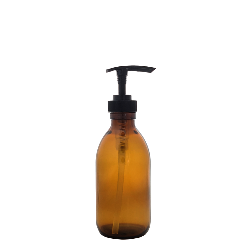 Amber Glass Soap Bottle 200ml