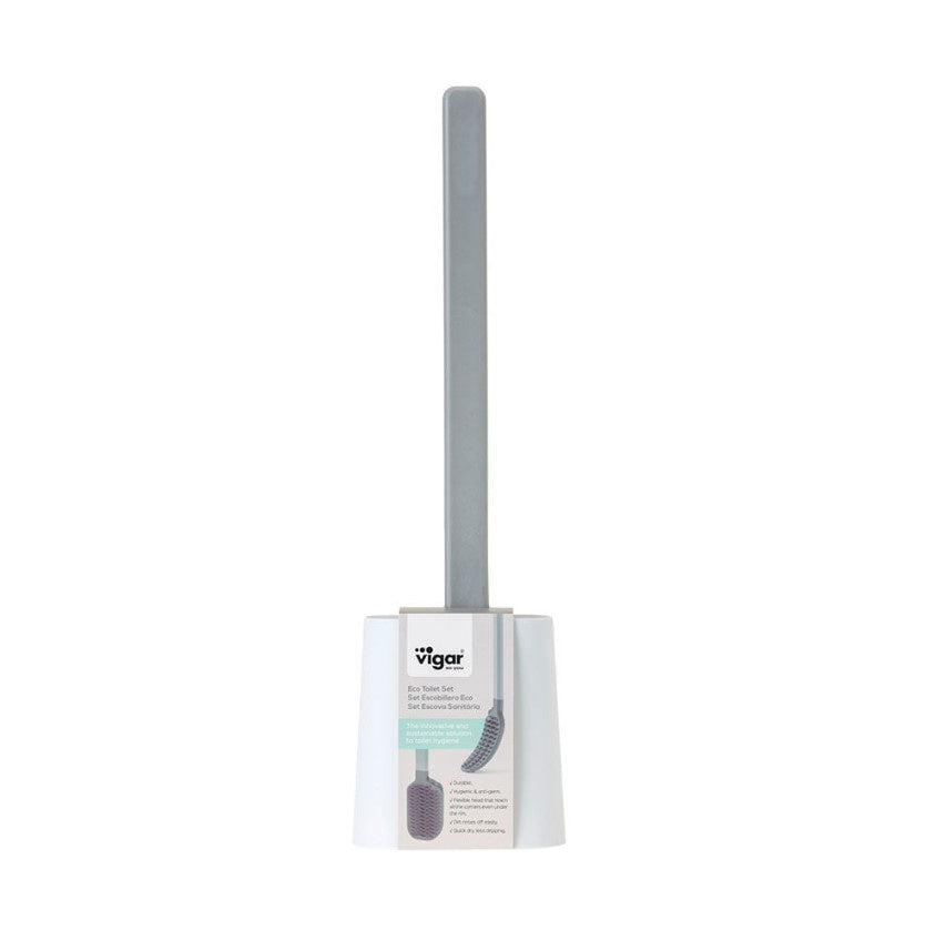 Essential White Eco Toilet Brush - White