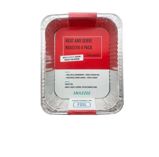 Snazzee Foil Heat & Serve 4 Pk