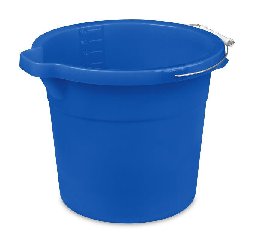 Sterilite Spout Bucket 11.4L - Blue Morpho