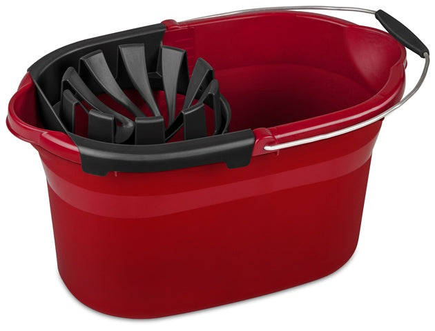 Sterilite Mop Bucket 16.6L - Red