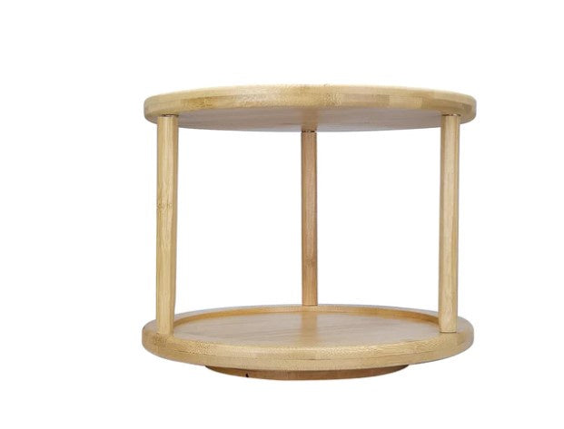 Kates 2 Tier Bamboo Lazy Susan 26cm