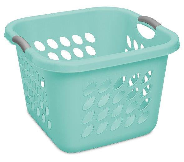 Laundry Basket Ultra Square 53ltr Aqua