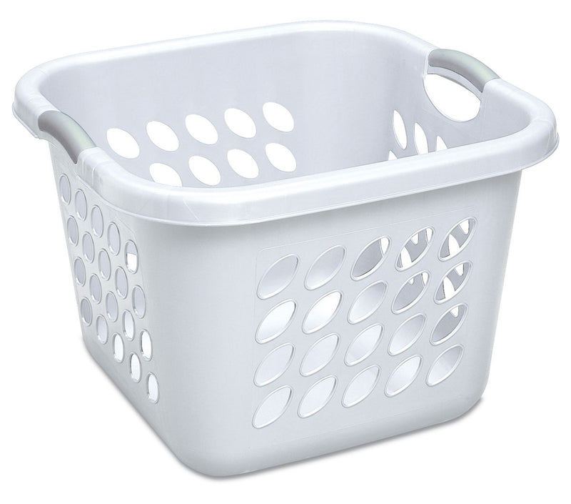 Laundry Basket Ultra Square 53ltr White