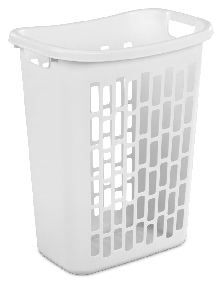 Rectangular Open Hamper White