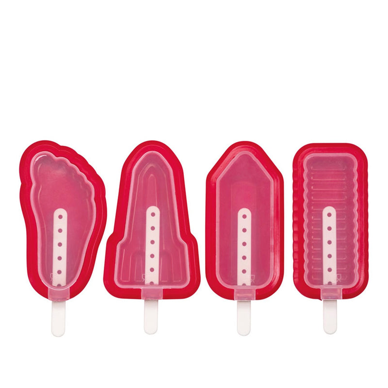 Stackable Ice Popsicle Moulds - Set of 4