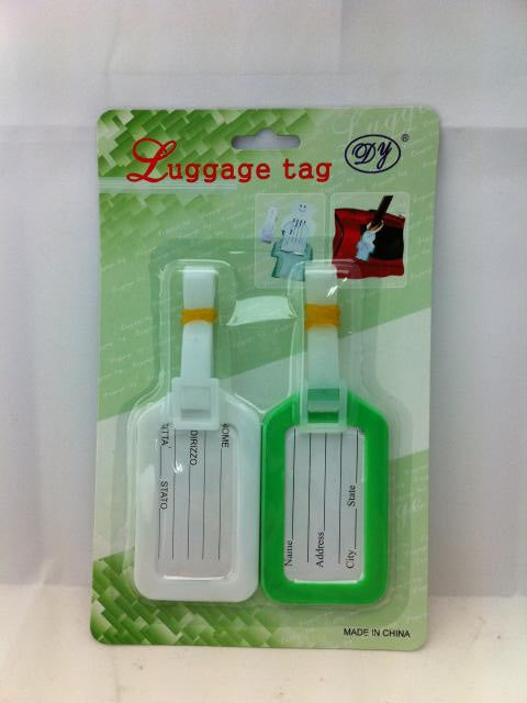 Luggage Tags 2 Piece Set