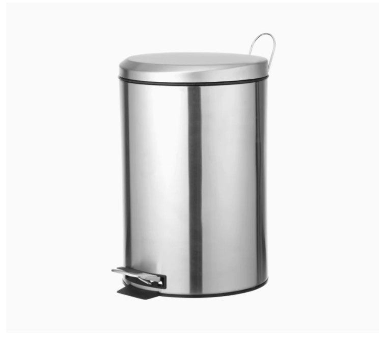 Pedal Bin, 5 Lit, Stainless Steel