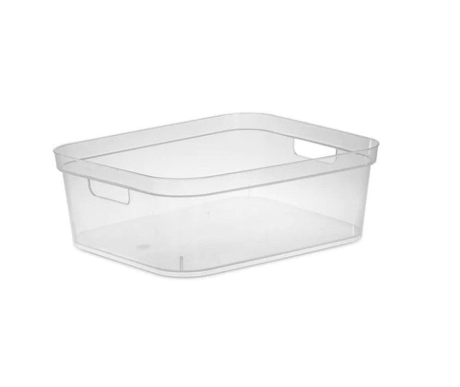 Sterilite Short Storage Bin Clear