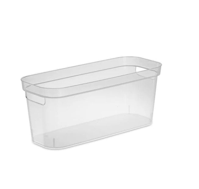 Sterilite Narrow Storage Bin Clear