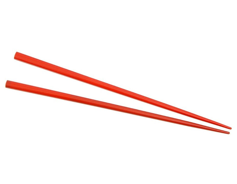 Lacquered Chopsticks Pair Red