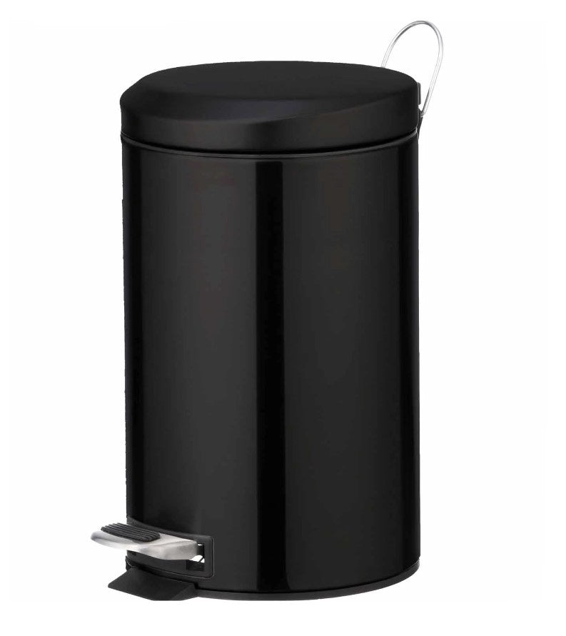 Round Pedal Bin Matt S/S Soft Close 20 Lit W Inner