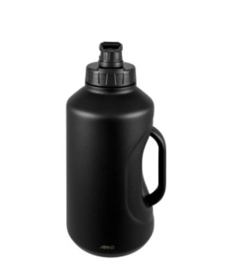 HydroMagnum Insulated Gym Flask Black 2.2L