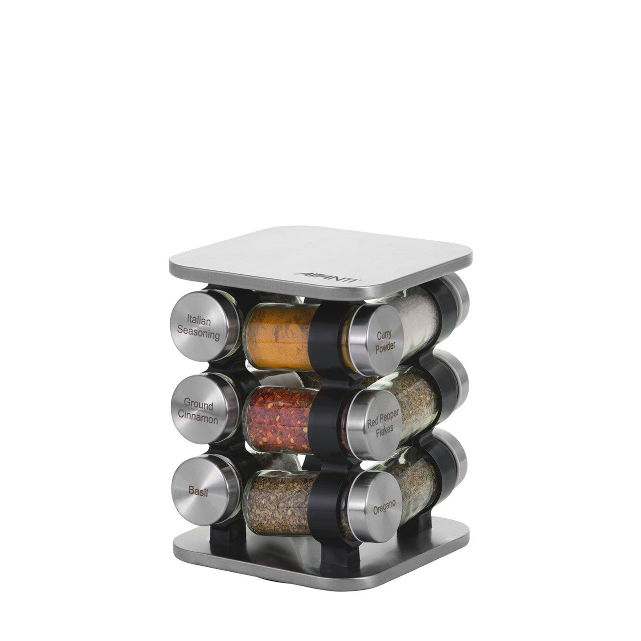 Avanti Revolving Herb & Spice Rack Set 12 Jars