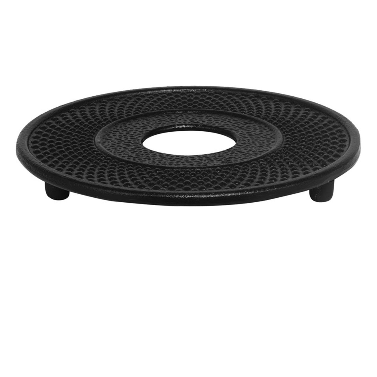 Avanti Hobnail Cast Iron Trivet - 13cm Diameter - Black