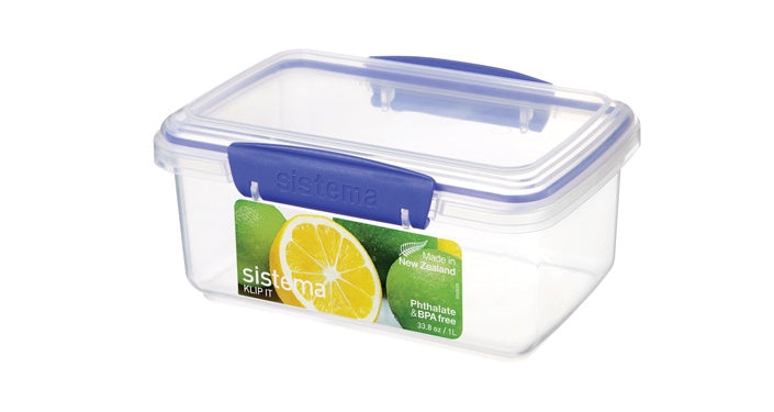 Sistema® KLIP IT™ 1L Rectangle Storage Container