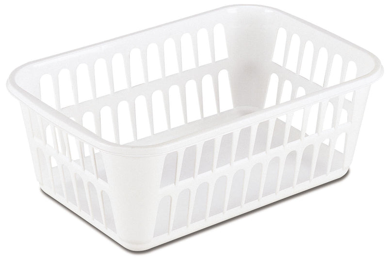 Sterilite Storage Basket Medium White