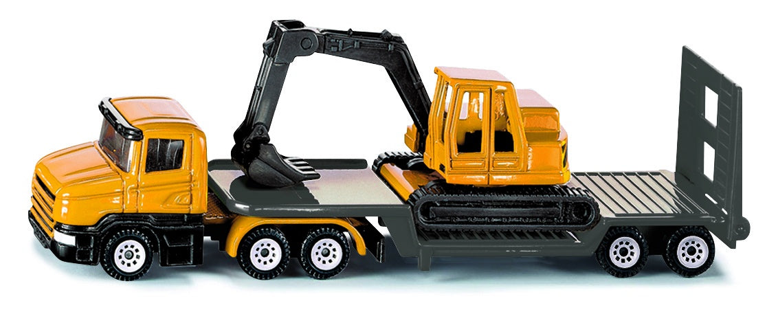 Scania Low Loader With Front Loader Siku 1616