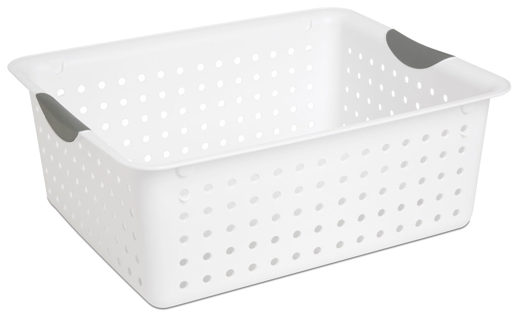 Sterilite Ultra Large Basket – White