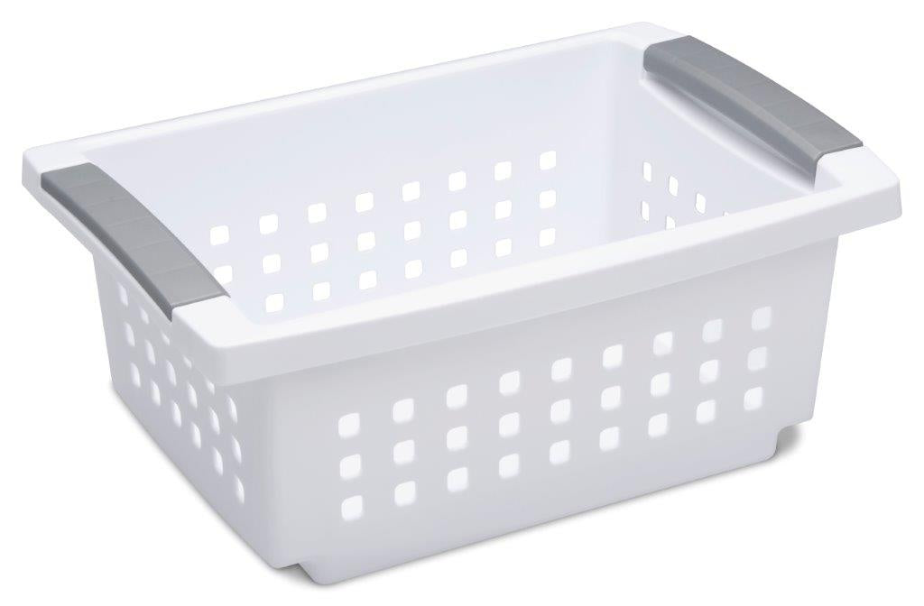 Sterilite Small Stacking Basket – White P8