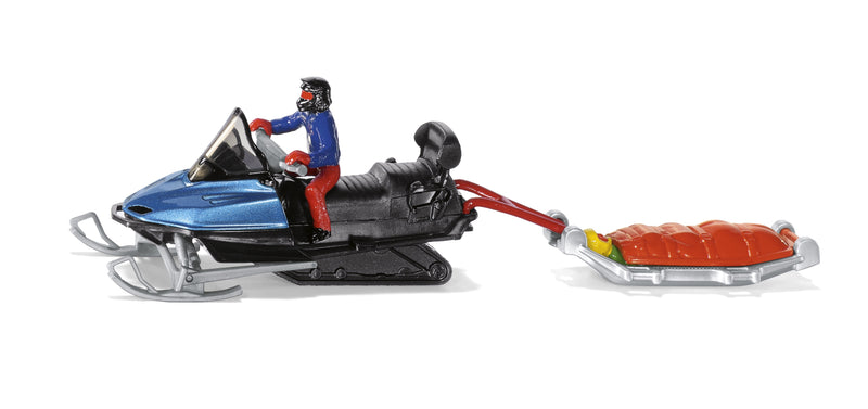 SIKU 1684 Snow Mobile with Rescue Sledge