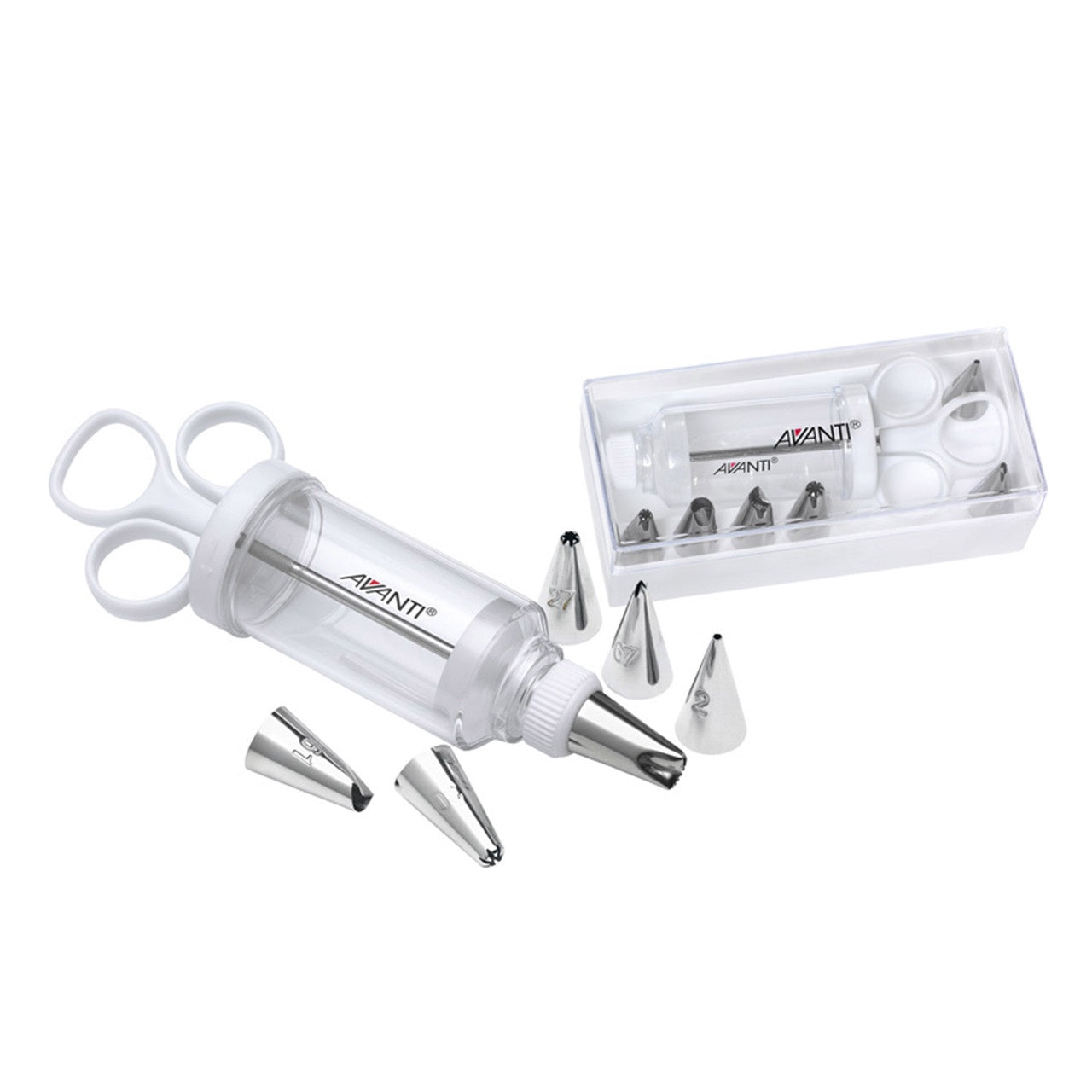 Avanti 7 Pc Syringe Icing Set