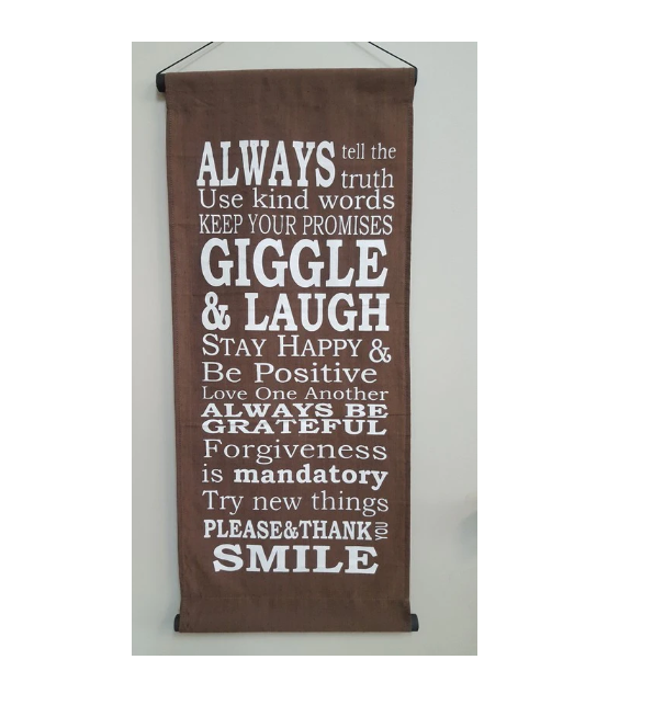 Hanging Affirmation - Giggle - Mocca