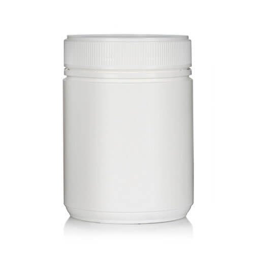 Powder Pot 500ml White T/E 83mm neck