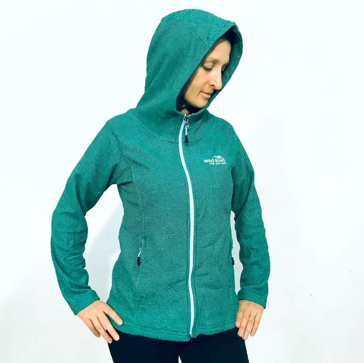 Womens Micro Fleece Hoodie Wild Kiwi