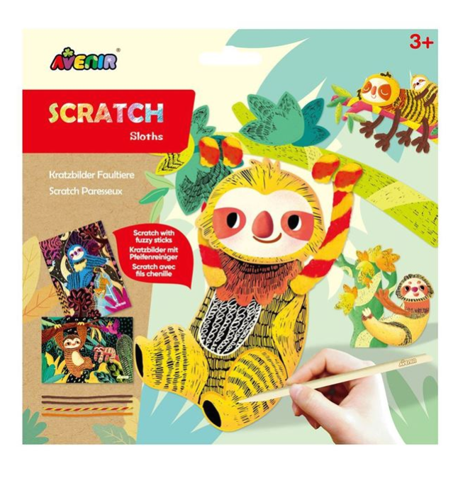 Scratch-fuzzy sloths