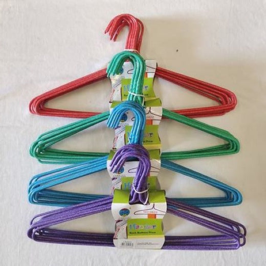Plastic Cloth Wire Hanger (10pcs)
