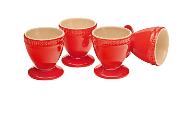 Egg Cup Set of 4 Red