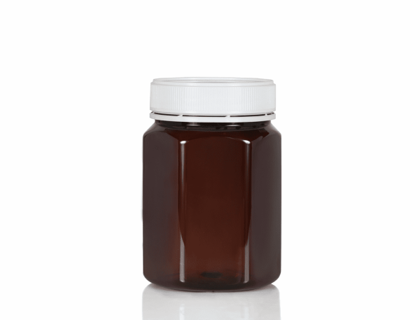 Jar PET Hex 800ml/1kg Tall