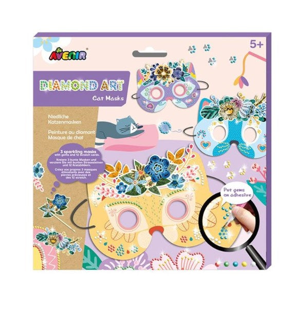 Diamond Art Cat Masks Avnr