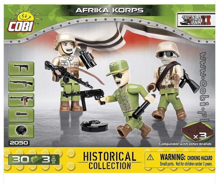 COBI-2050 | 3 Figs Africa Korps 30pcs